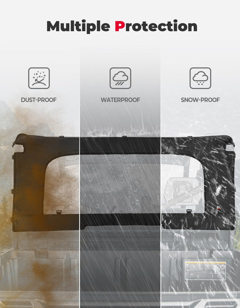 Load image into Gallery viewer, Soft Rear Windshield with Zipper for Can-Am Defender HD10|9|8|7|5
