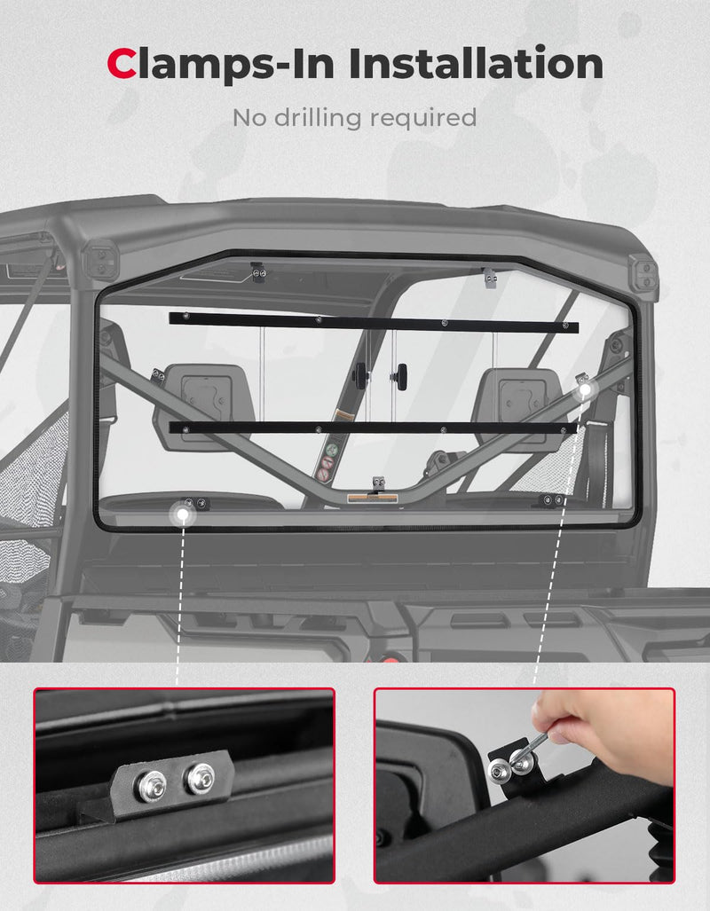 Load image into Gallery viewer, Sliding Rear Windshield for Can-Am Defender HD10|9|8|7|5
