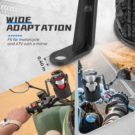 Upgraded Motorcycle ATV Cup Holder