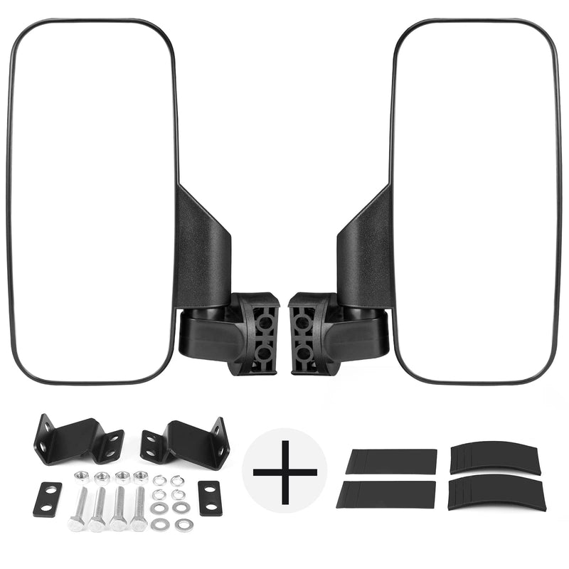 Load image into Gallery viewer, 10" Large UTV Side Mirrors w/ Pro-fit cage for Polaris RZR Ranger General UFORCE
