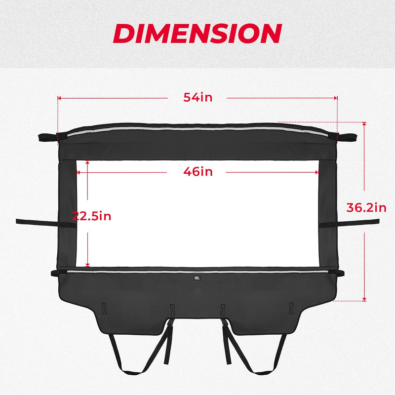 Load image into Gallery viewer, Rear Soft Rear Windshield for Kawasaki TERYX 4 800

