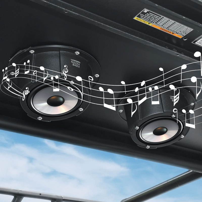 Load image into Gallery viewer, 6.5 Inch Mount Speaker Pod For UTVs, RVs, Cars, Boats, Trunks, Trailers
