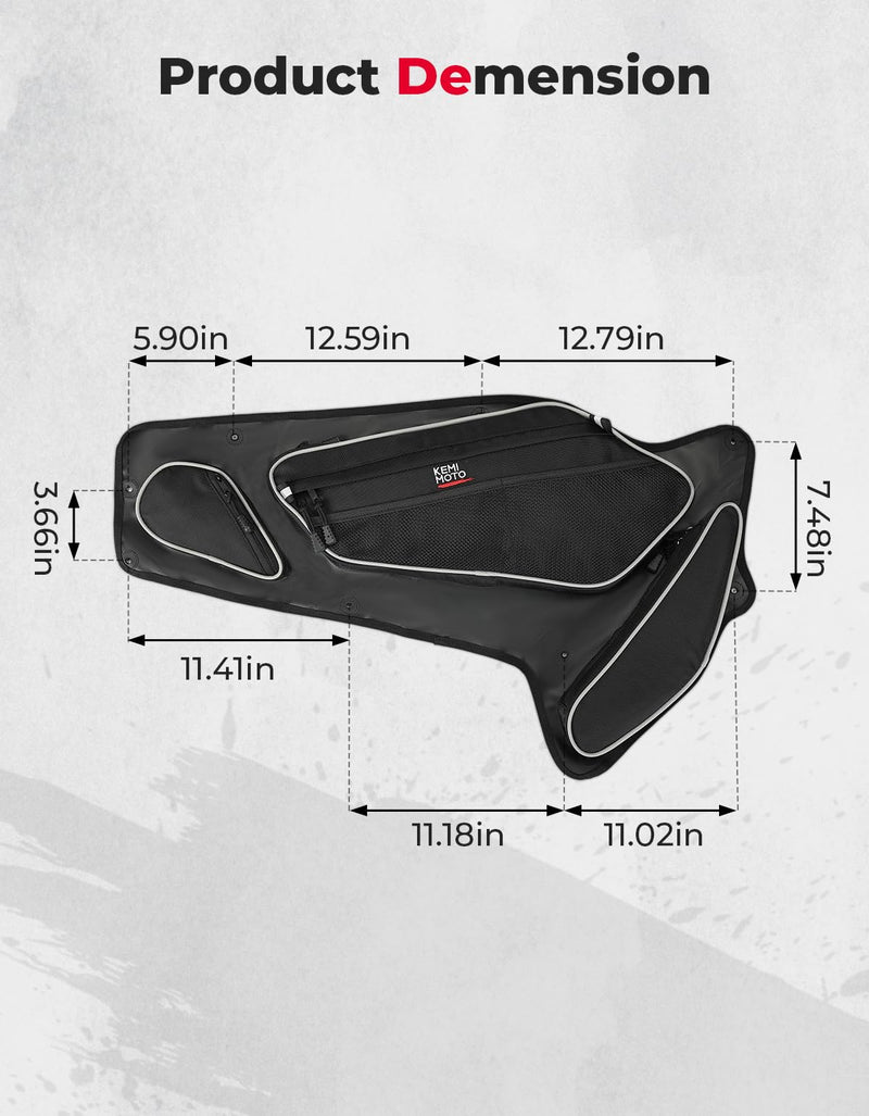 Load image into Gallery viewer, Front Door Bags With Knee Pads for Polaris RZR PRO XP/4, PRO R/4, Turbo R/4
