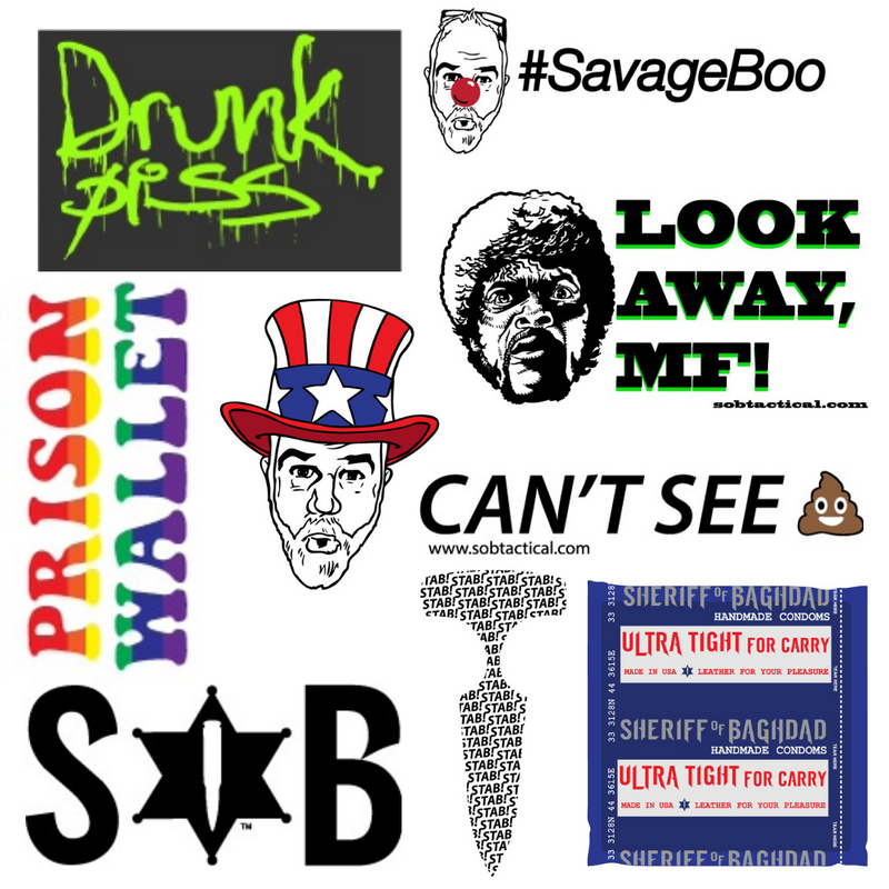 Load image into Gallery viewer, SOB Tactical Stickers - Cool, High-Quality Decals for Any Surface
