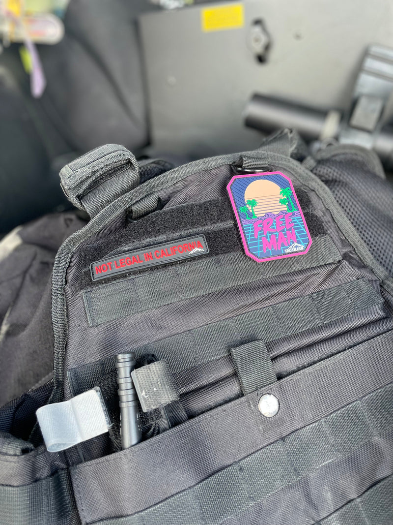 Load image into Gallery viewer, “Not Legal in California” PVC Patch
