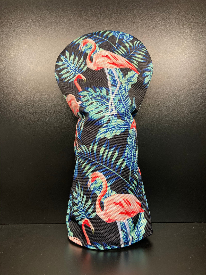 Load image into Gallery viewer, Tropical Flamingos Headcover
