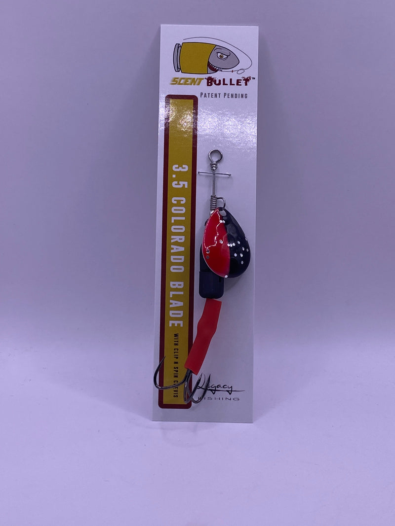 Load image into Gallery viewer, Scent Bullet Salmon Spinner ™

