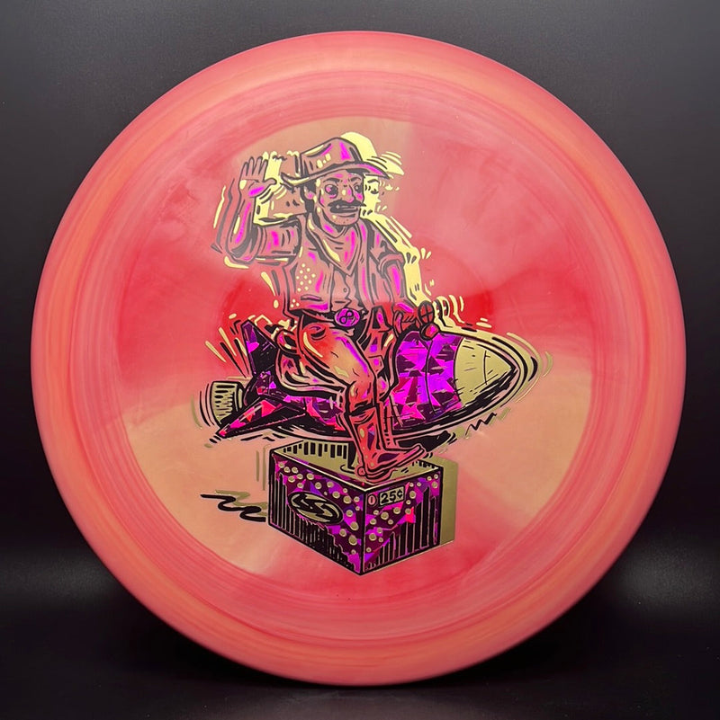 Load image into Gallery viewer, Bravo Chupacabra - "Ride Em Rocket Cowboy" Triple Foil
