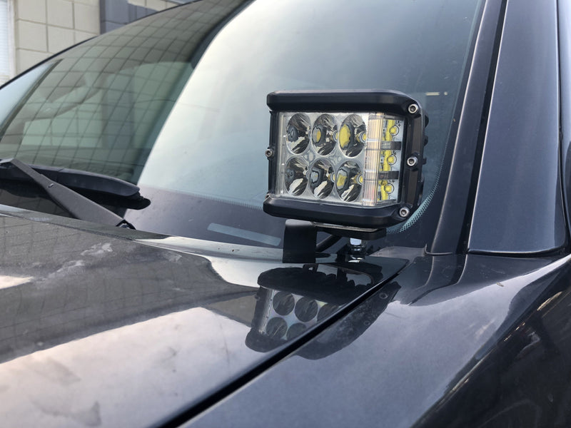 Load image into Gallery viewer, Low Profile Ditch Light Brackets Kit For 2016-2023 Toyota Tacoma
