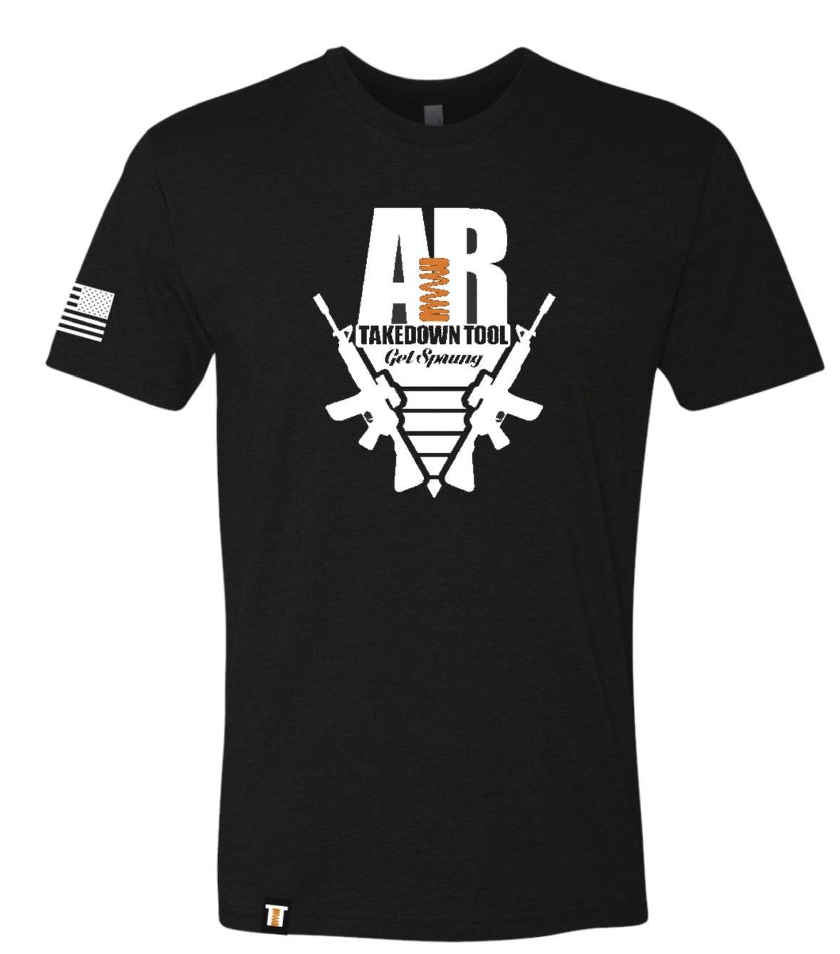 Get Sprung Authentic V3 The TAKEDOWN unisex black T-Shirt xs-xxxl
