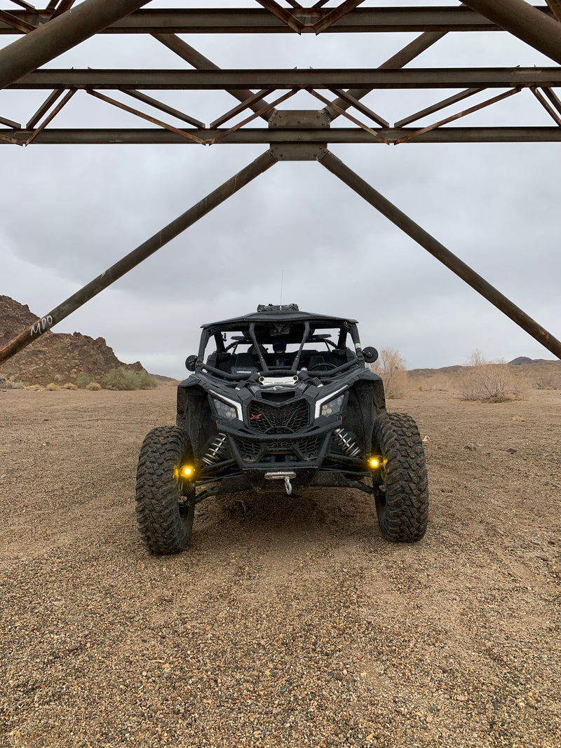 Load image into Gallery viewer, Can Am Maverick X3 Steerable Knuckle Pod Light Mounts (2017-2022)
