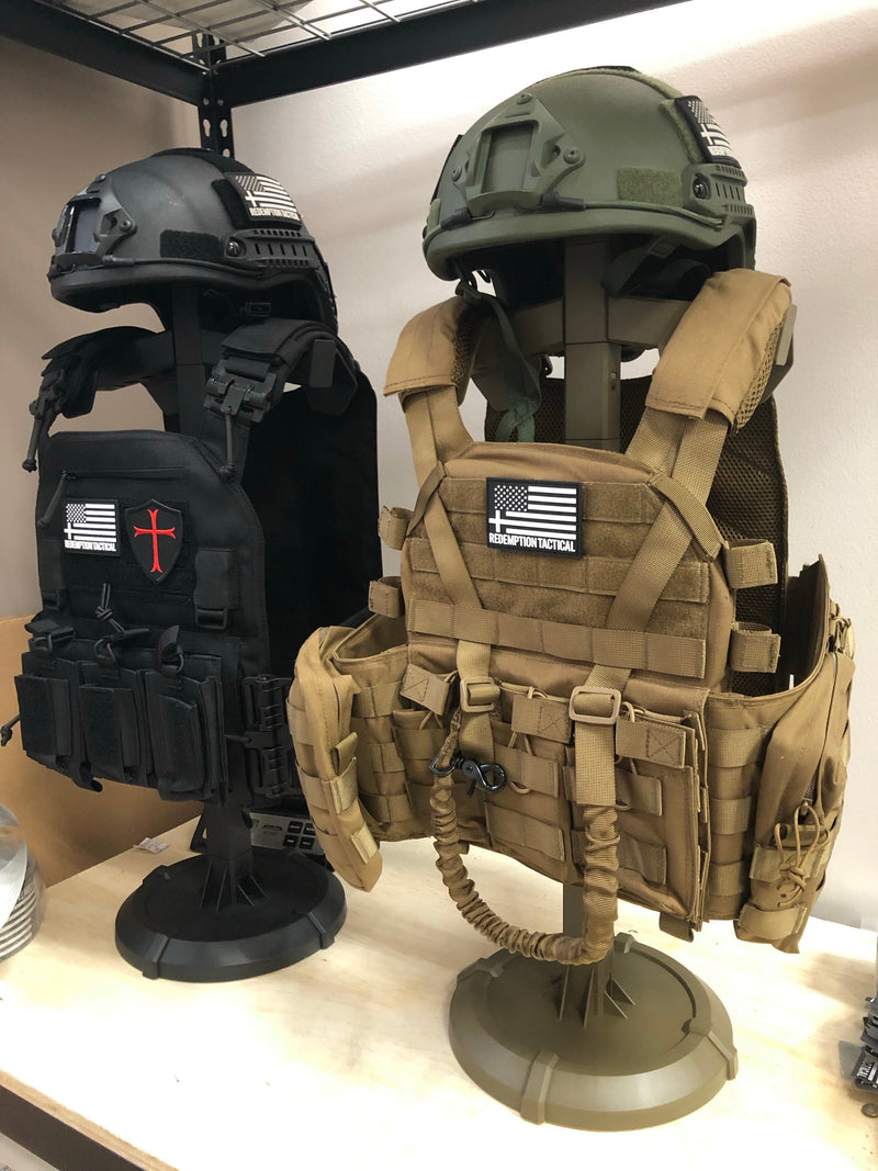 Load image into Gallery viewer, Armor Butler Stand 2.0 Holds Armor Tactical Vest Helmet Stand
