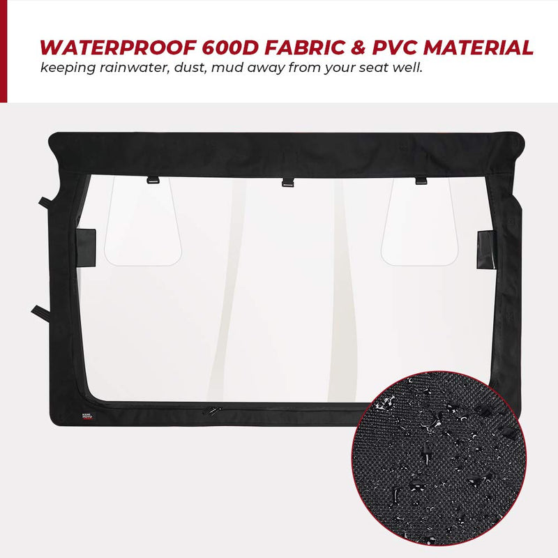 Load image into Gallery viewer, Rear Windshield with Zipper Back for Yamaha Rhino / Massimo
