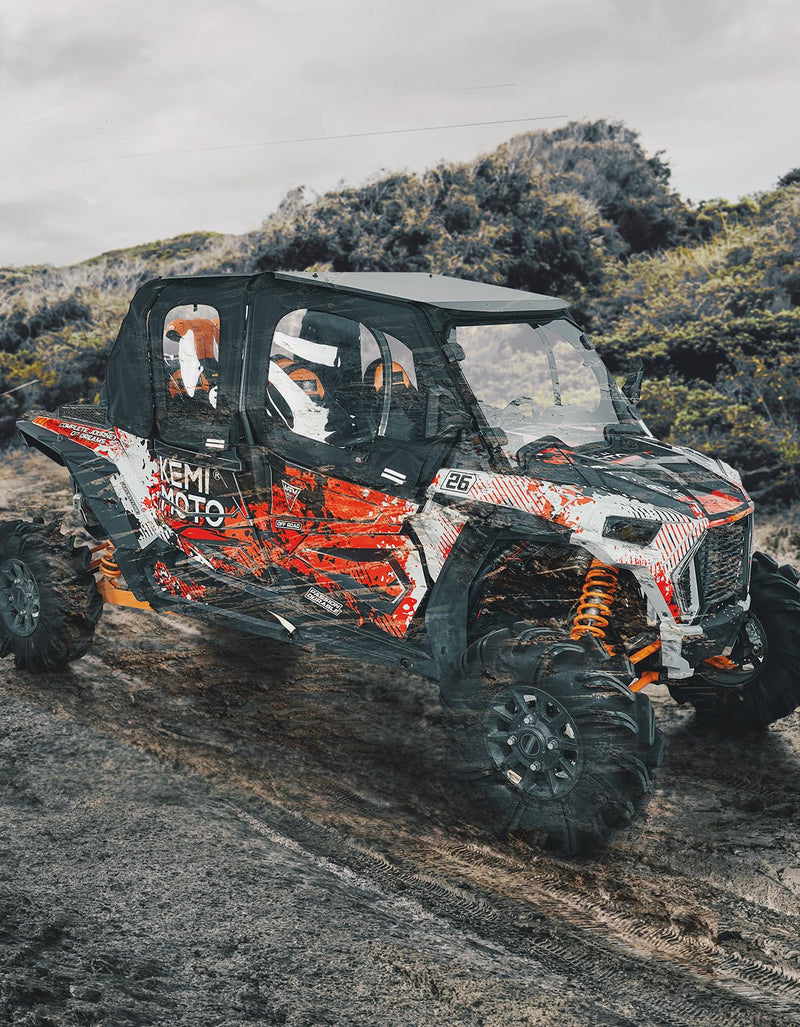 Load image into Gallery viewer, Soft Upper Doors With Metal Door Frame for Polaris RZR XP 4 1000 2019-2023
