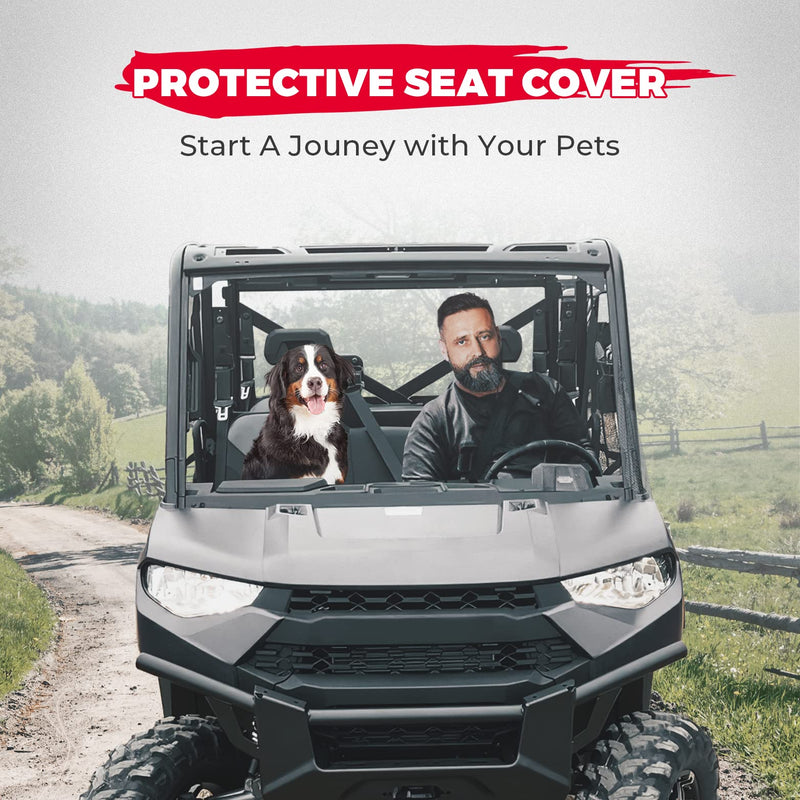 Load image into Gallery viewer, UTV Front &amp; Rear Seat Covers for Polaris Ranger Crew XP 1000
