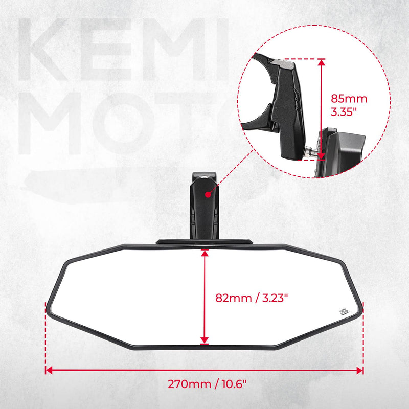 Load image into Gallery viewer, Upgraded UTV Rear View Mirror for 1.6"-2" Roll Bar Mount

