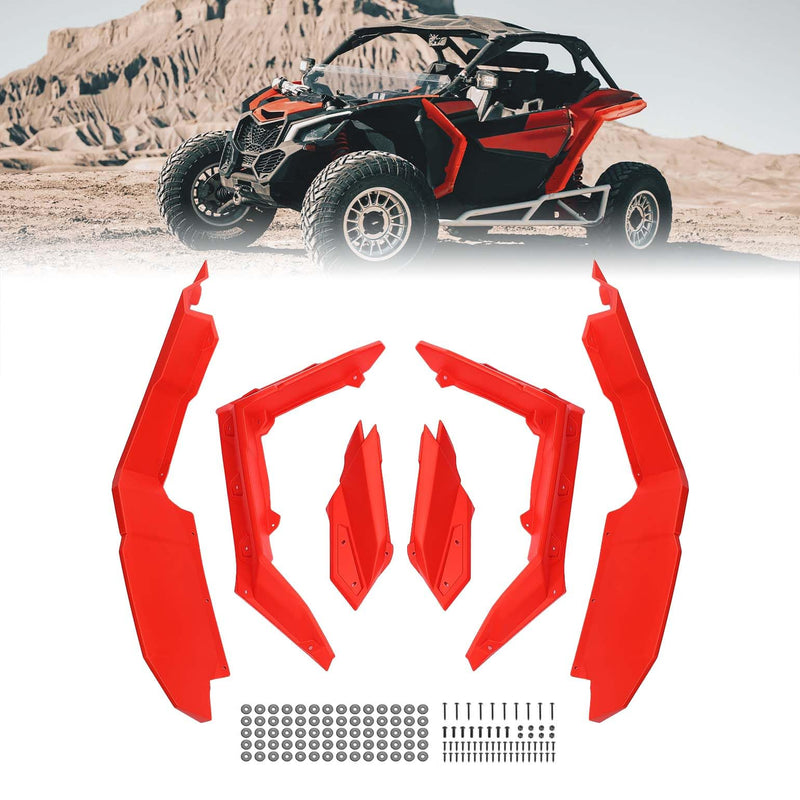 Load image into Gallery viewer, Red Fender Flares for Can-Am Maverick X3 / X3 MAX
