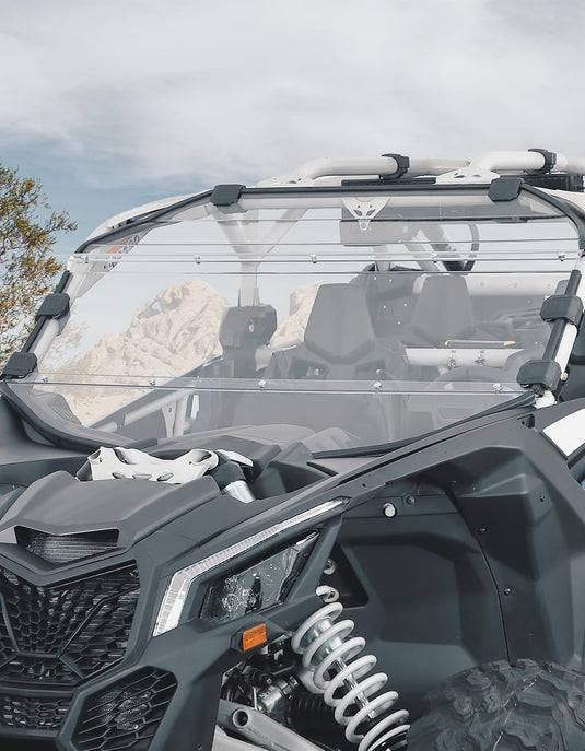3-Piece PC Front Full Windshield for Can-Am Maverick X3/MAX
