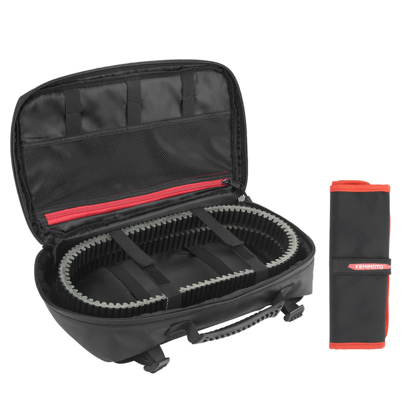 Load image into Gallery viewer, UTV ATV Drive Belt Storage Bag with Tool Roll for Can-Am, Polaris

