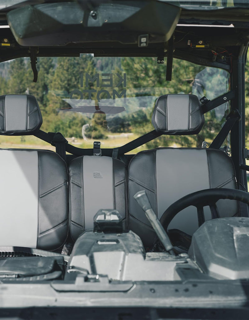 Load image into Gallery viewer, Split Bench Seat Covers Leather for Can Am Defender HD10|9|8|7
