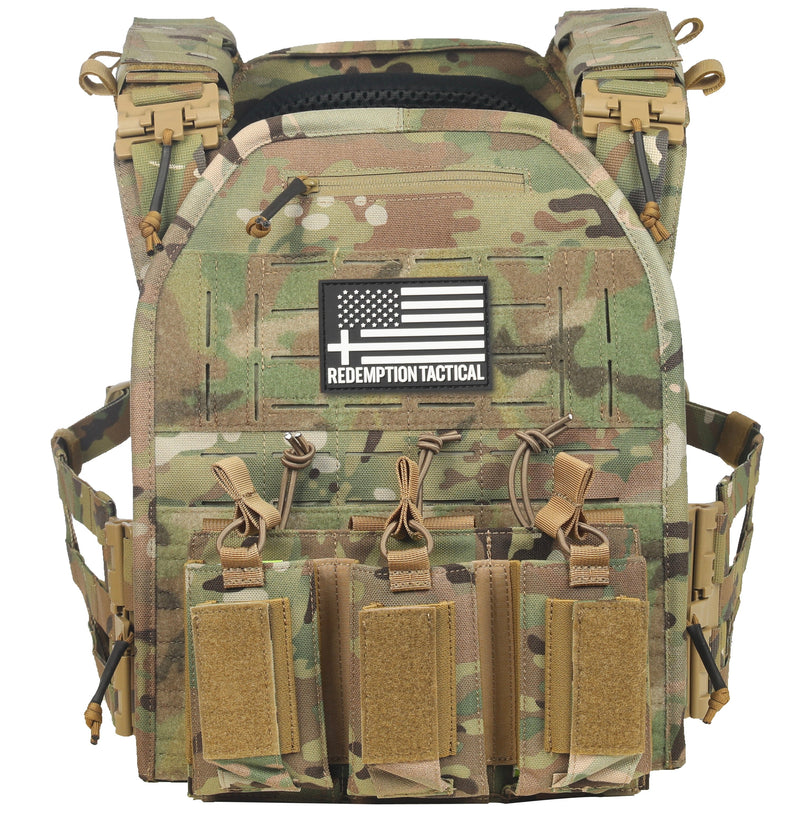 Load image into Gallery viewer, FULL KIT COMBO Crusader 2.0 XL Armor COMBO PACKAGE LIGHTWEIGHT LEVEL IV (2) 10x13.5 Front/Back Plates, Plate Carrier Bag, Medic Pouch

