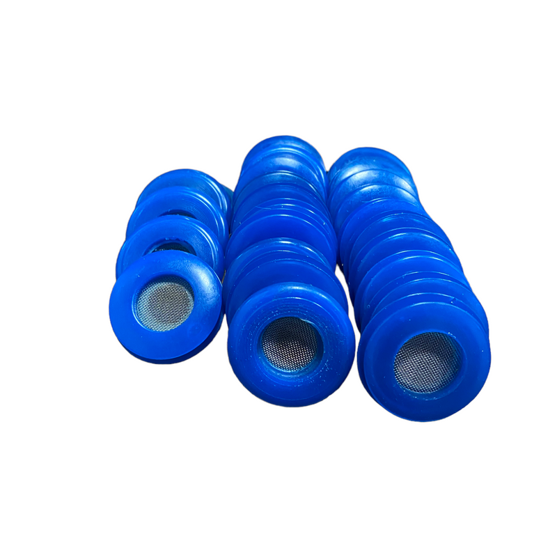 Load image into Gallery viewer, Polyurethane Gladhand Seal With Filter, Blue 25 PACK| 10017BF
