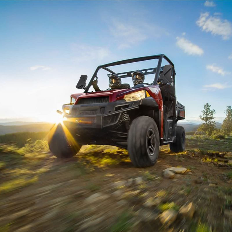 Load image into Gallery viewer, 10" Large UTV Side Mirrors w/ Pro-fit cage for Polaris RZR Ranger General UFORCE
