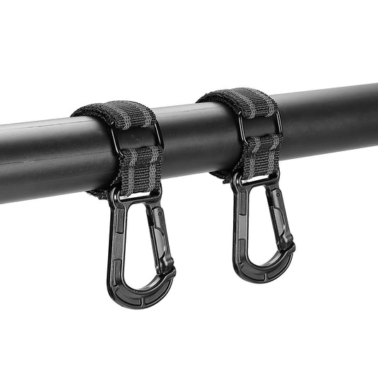 2 pcs UTV Helmet Hanger Hook fits 1.5" -2.0" Roll Bar for Polaris RZR, Can Am