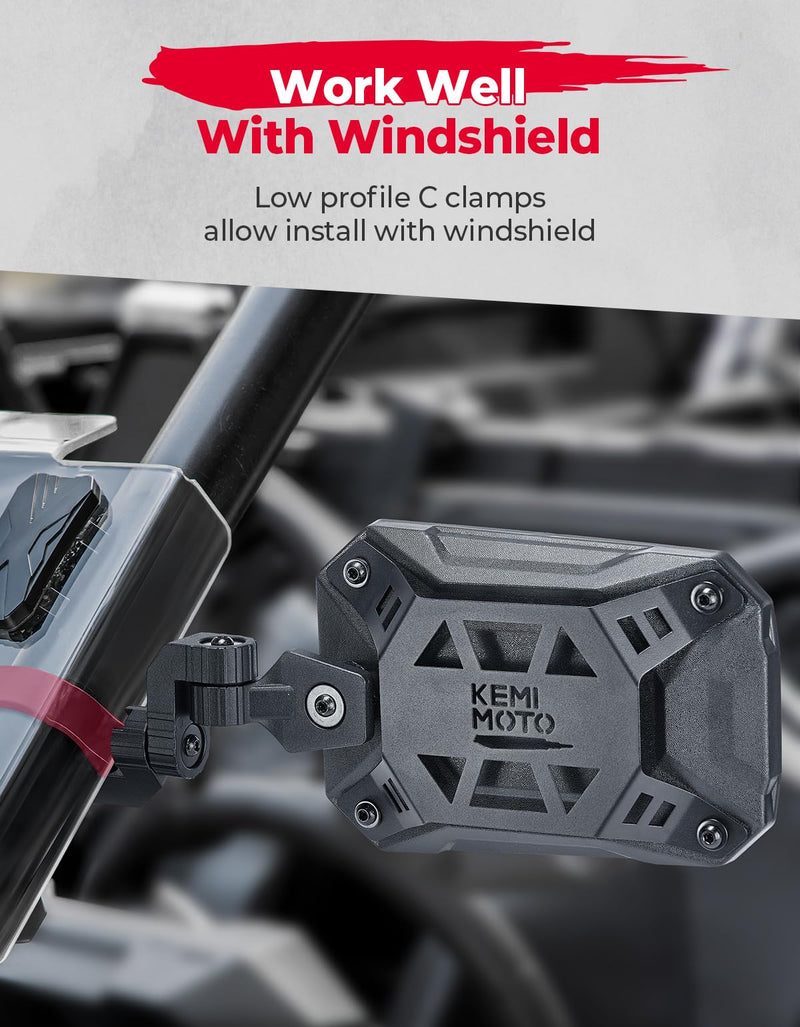 Load image into Gallery viewer, 2 Soft Upper Doors &amp; Side Mirrors for Polaris RZR XP 1000/Turbo
