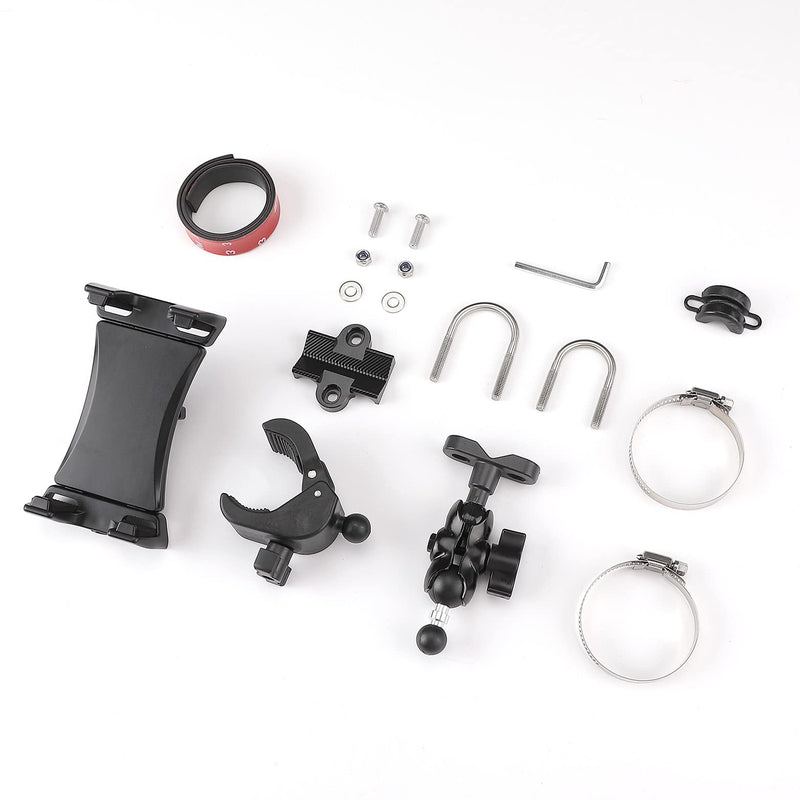 Load image into Gallery viewer, Phone Holder 720° Adjustable 4.7"-13" Clamps
