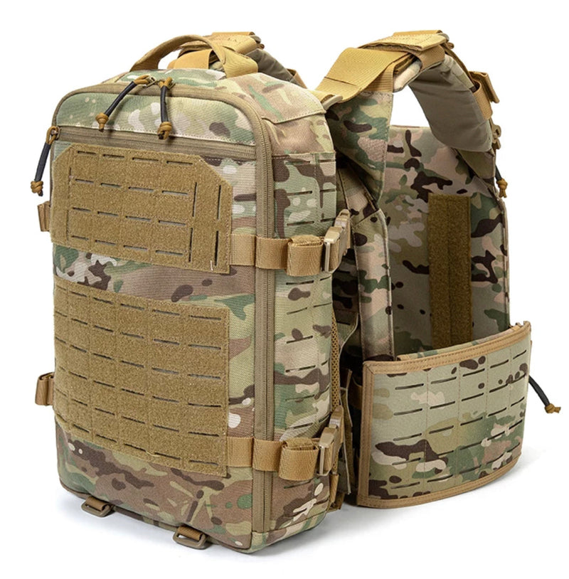 Load image into Gallery viewer, FULL KIT COMBO Crusader 2.0 XL Armor COMBO PACKAGE LIGHTWEIGHT LEVEL IV (2) 10x13.5 Front/Back Plates, Plate Carrier Bag, Medic Pouch
