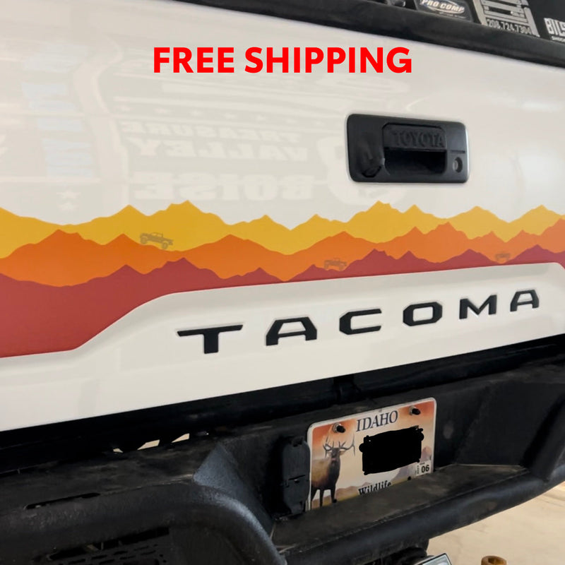 Load image into Gallery viewer, Sunset Mountain Decal
