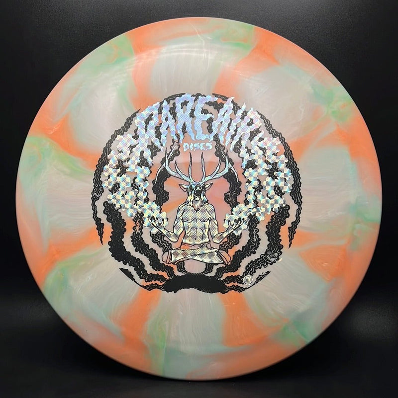 Load image into Gallery viewer, Swirly Apex Longhorn - Custom RAD Elk Man Stamp!
