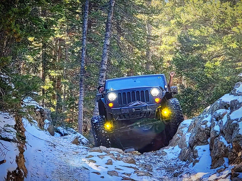 Load image into Gallery viewer, Jeep JK Steerable Knuckle Pod Light Mounts (2007-2018 Wrangler)
