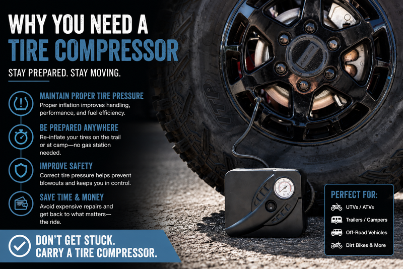 Load image into Gallery viewer, UTV Tire Compressor Kit
