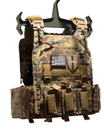 Load image into Gallery viewer, Redemption Tactical® "CRUSADER 2.0 XL” V4 Plate Carrier Vest with Side Cummerbund
