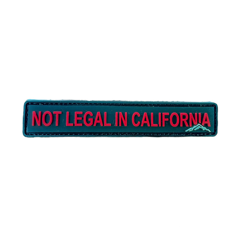 Load image into Gallery viewer, “Not Legal in California” PVC Patch
