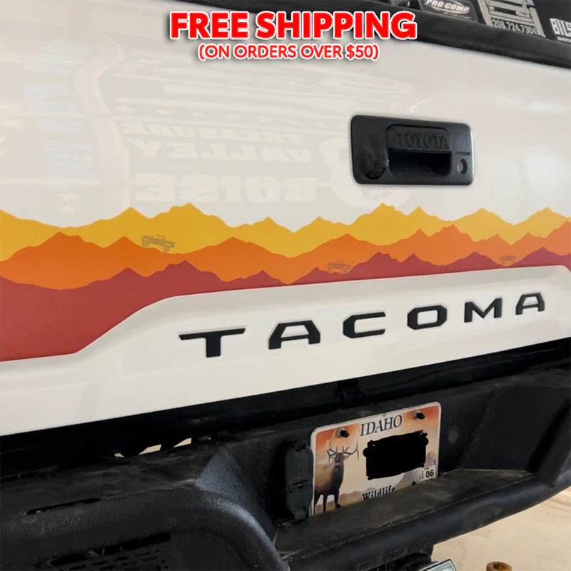 Load image into Gallery viewer, Sunset Mountain Decal
