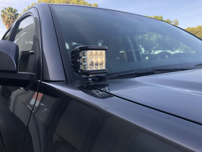 Load image into Gallery viewer, Low Profile Ditch Light Brackets Kit For 2016-2023 Toyota Tacoma
