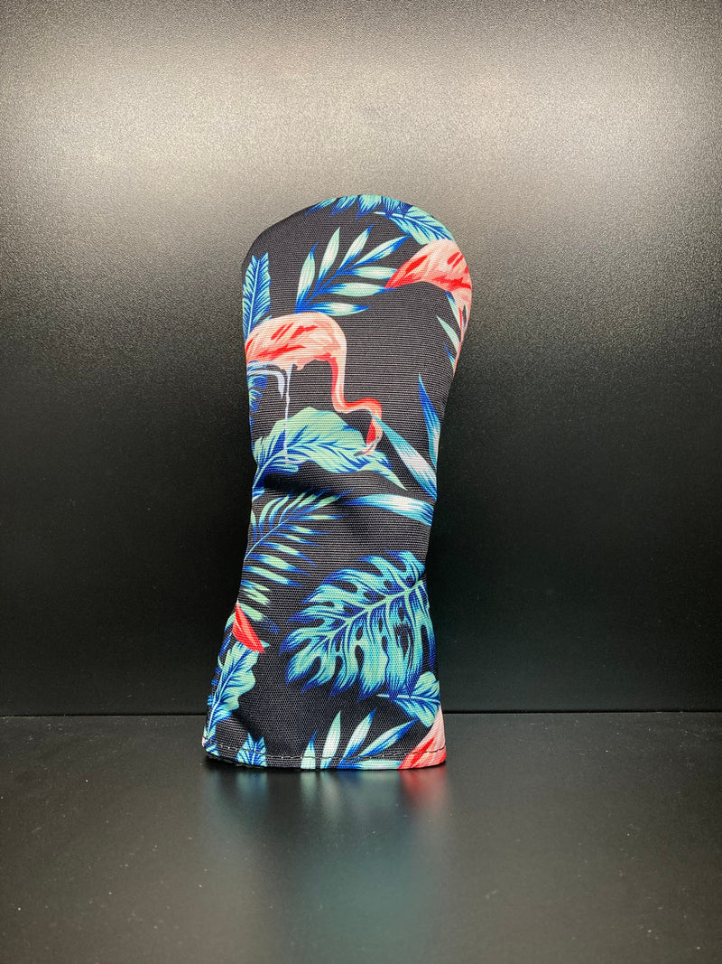 Load image into Gallery viewer, Tropical Flamingos Headcover
