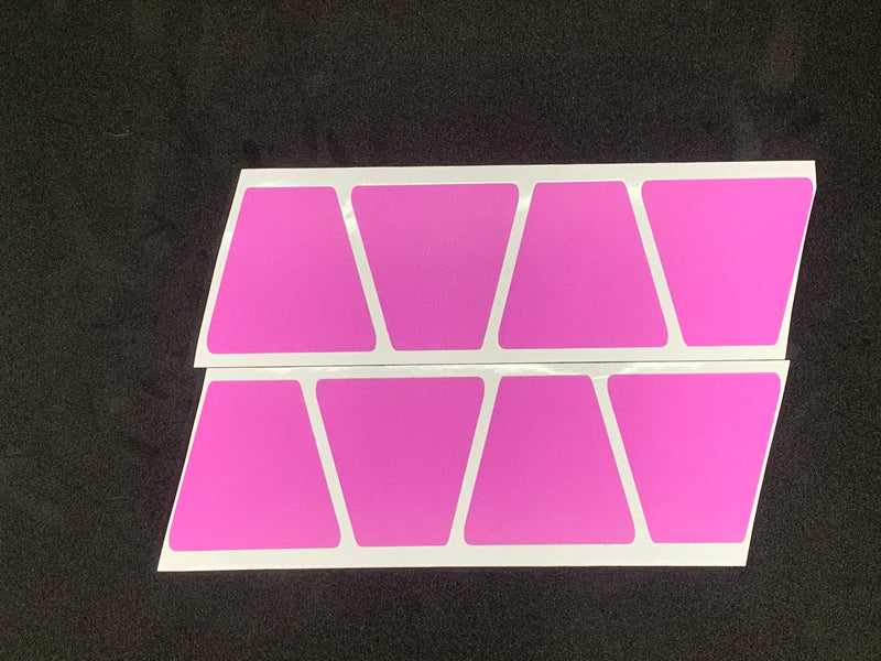 Load image into Gallery viewer, MATTE PINK REFLECTIVE HELMET (TET) TETRAHEDRON 8 PACK
