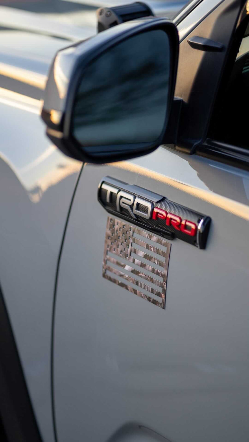 Load image into Gallery viewer, Woodland Ghost Camo American Flag Magnets - Camouflage
