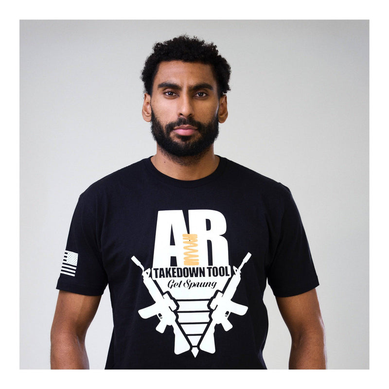 Load image into Gallery viewer, Get Sprung Authentic V3 The TAKEDOWN unisex black T-Shirt xs-xxxl
