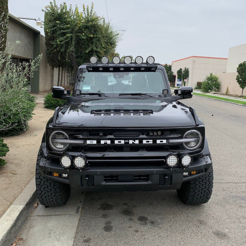 Load image into Gallery viewer, 2021+ Ford Bronco Dual Pod Fog Light Mounting Bracket
