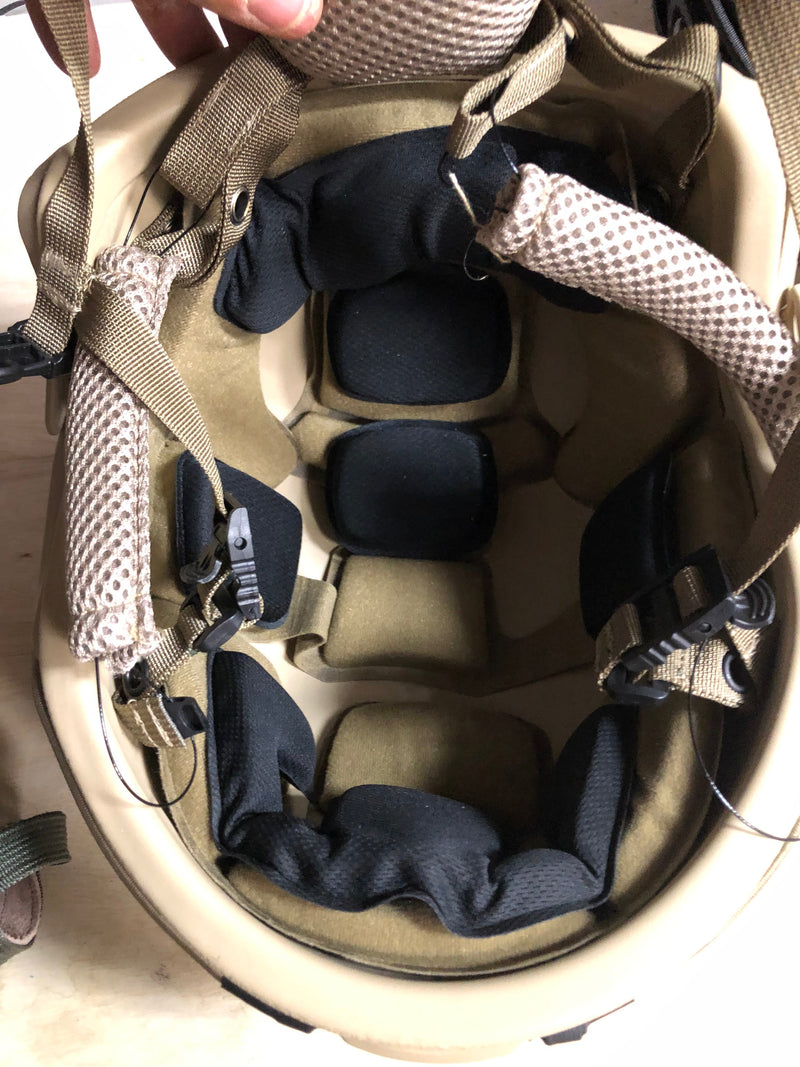 Load image into Gallery viewer, Ballistic Helmet RT2 High Cut Helmet: Tested to LEVEL IIIA (Included Arc Rails, Padding, Straps)
