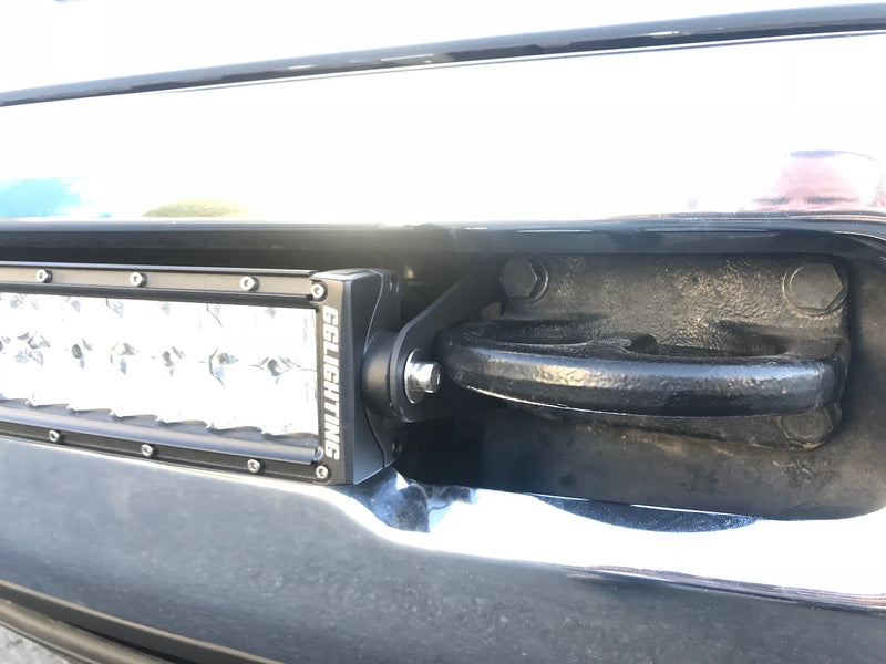 Load image into Gallery viewer, 2009-2018 Dodge Ram 30&quot; Curved Lightbar Bumper Brackets
