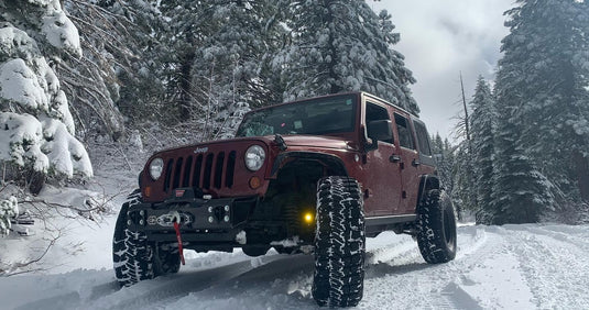 Jeep JK Steerable Knuckle Pod Light Mounts (2007-2018 Wrangler)