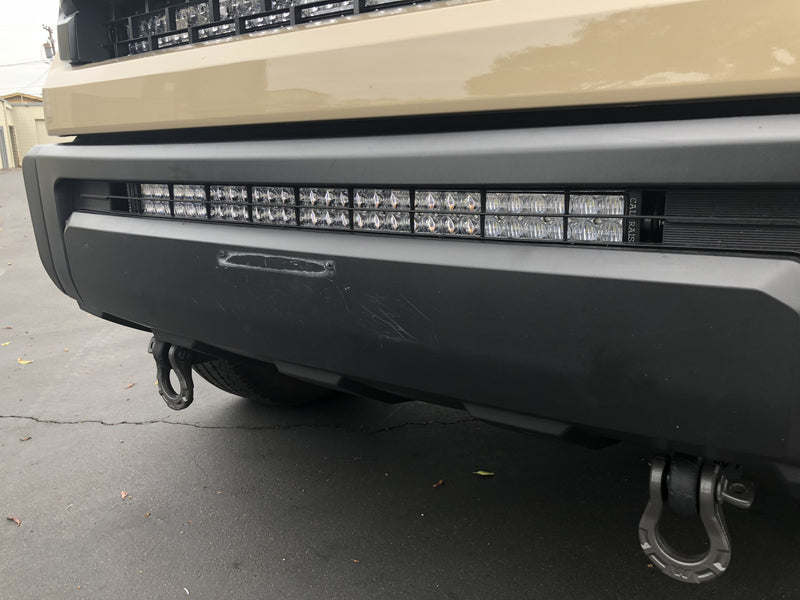 Load image into Gallery viewer, 32" Lower Bumper Hidden LED Light Bar Brackets Kit For 2014-2021 Toyota Tundra
