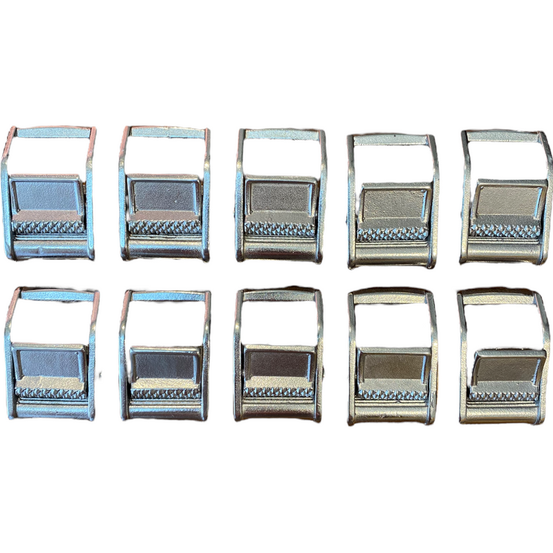 Load image into Gallery viewer, 1&quot; Stainless Steel Cam Buckle Tie Down 10 PACK | 1CBSSX10
