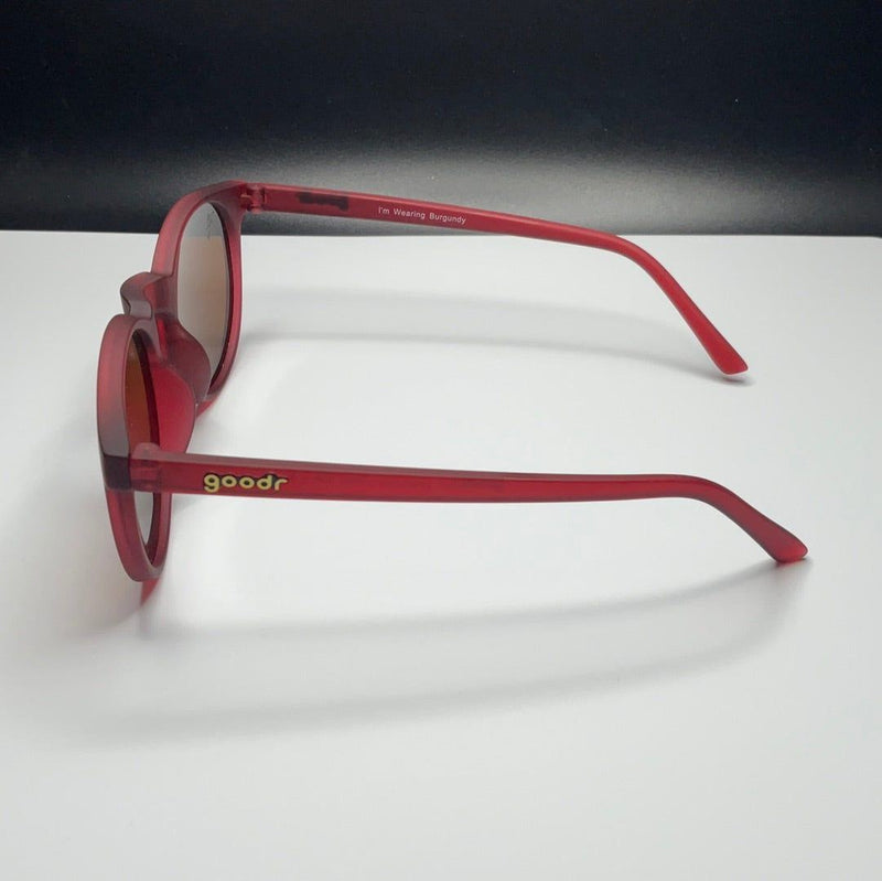 Load image into Gallery viewer, “I’m Wearing Burgundy” Circle G Polarized Sunglasses
